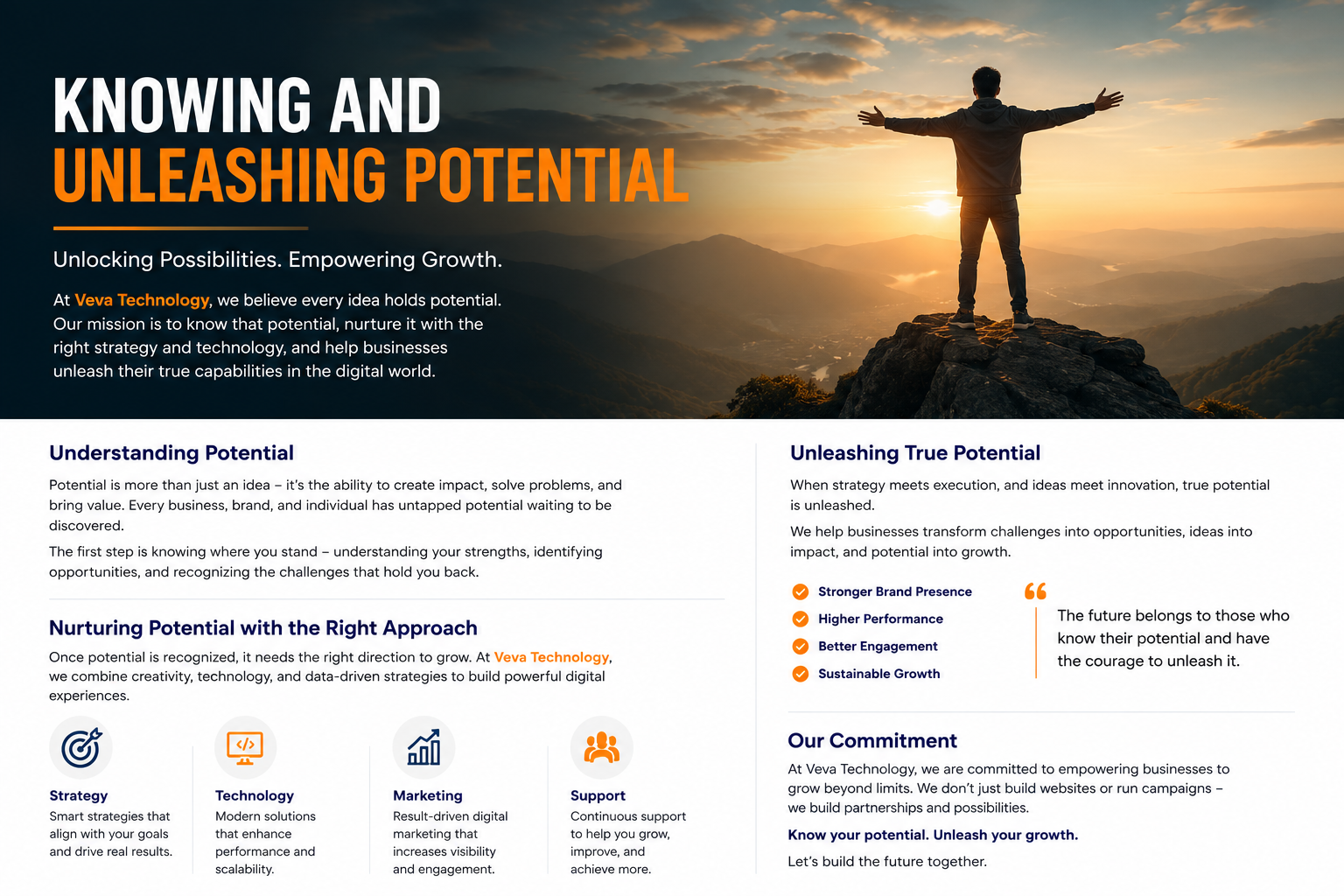 Knowing and Unleashing Potential: Veva Technology